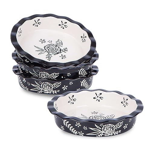 Wisenvoy Mini Pie Pans - Ceramic Pie Plates for Baking