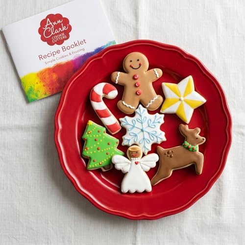 Ann Clark Christmas Cookie Cutters Set of 7, Made in USA - style: Christmas 7-Pc Set