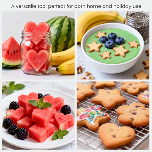 kinice 30 Pcs Mini Stainless Steel Cookie Cutters Set with Storage Box