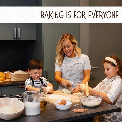 Superbaking Sourdough Banneton Bread Proofing Basket, 9" Round & 10" Oval