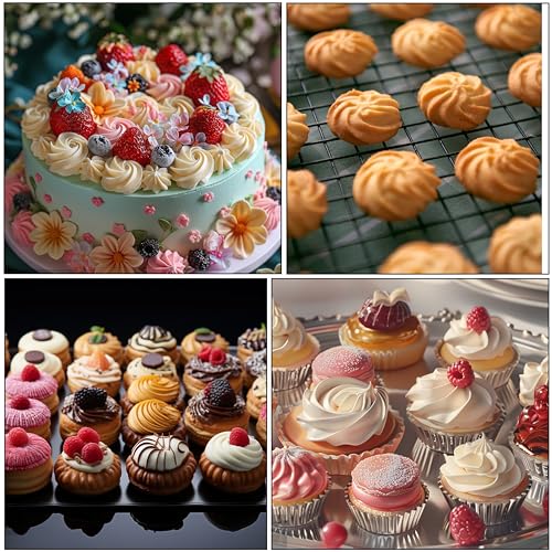 5 Pcs Large Piping Tips Set, Frosting Icing Tip for Decorating Cake Cupcake