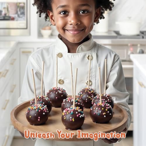 Cake Pop Baking Kit for Kids – DIY Cake Pop Set with Pre-Measured Ingredients, Makes 12-15 Real Cake Pops – Cooking Kit for Boys & Girls Ages 8-12, Made in USA