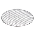 HARFINGTON Round Cooking Rack 13-inch 201 Stainless Steel Cross Wire Barbecue Grill Net with 20mm Legs for Cooking Baking Steaming BBQ - size: 13 Inch 0.07"