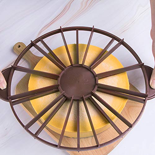 Fdit Cake Divider Cutter, 10 12 Portion Marker, 26.8 cm Round