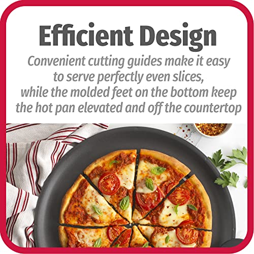 GoodCook AirPerfect Nonstick 16” Pizza Pan - Set of 2 - Pizza Trays for Oven, Perforated Round Pizza Pan, Carbon Steel Baking Pan, Homemade, Frozen & Leftover Slices - style: 2 Pans