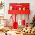 Silicone Kitchen Utensils Set 5-Piece Red Baking Tools - color: 5-Piece Red Silicone Kitchen Utensils Set
