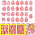 27 PCS Easter Cookie Cutters (3 IN 1) - color: Easter iii
