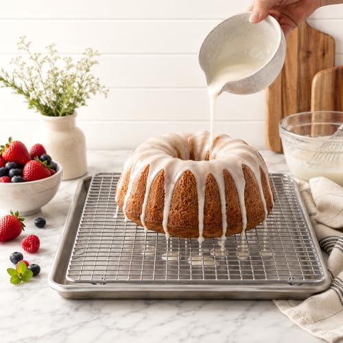 Mrs. Anderson’s Baking Professional Half Sheet Baking and Cooling Rack, 16.5 x 11.75-Inches, Set of 2 - size: Half Sheet, Set/2, 11.75 x 16.5-Inch