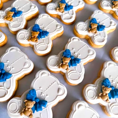 Baby Shower Cookie Cutters 8Pcs, Metal Biscuit Cutter Cookie Mold - style: Baby Shower 8Pcs