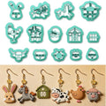 ORIGACH 14 Pcs Farm Animal Clay Cutters Set - style: Farm Animals