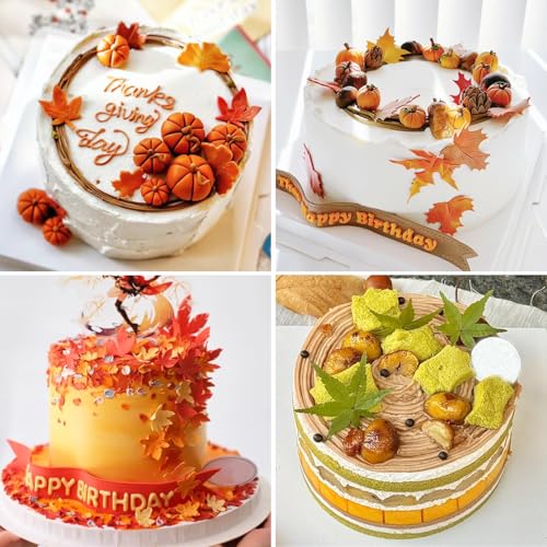KALAIEN Leaf Molds Silicone,Leaves Chocolate Fondant Molds Set of 2 (Maple) - color: 2 Pcs(maple)