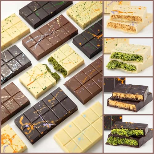 GRAINRAIN Polycarbonate Deep Filled Chocolate Bar Mold for Energy Protein Bars, Chocolate Snakes, Covered Cookies - Durable DIY Candy Making Tool (19416) - color: 19416