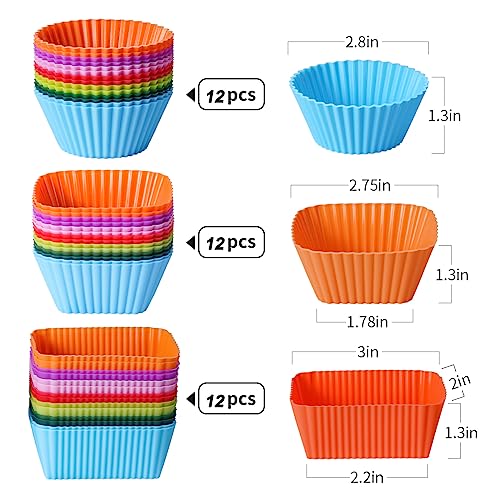 Doiaz Silicone Lunch Bento Box Dividers, Bento Bundle Lunch Box Accessories for Lunch Containers