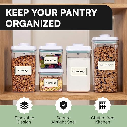 Bop Top Airtight Food Storage Containers | Pop-Top Lid | 13.5 Cups / 108 Oz - color: Single: 108 oz