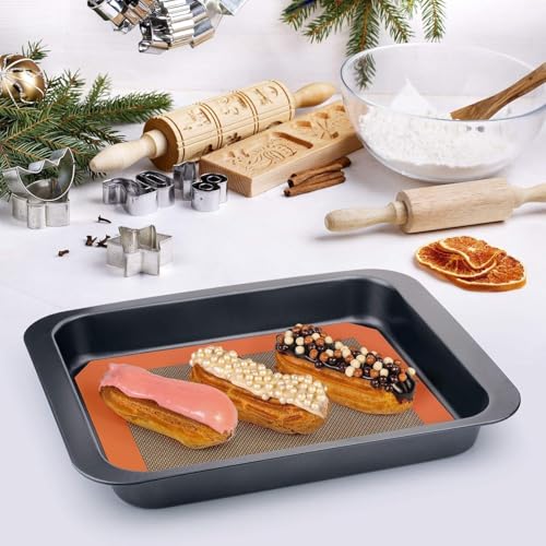 Best German Silicone Baking Mat - 2 Medium-Sheet Size - color: Standard Baking Mat, size: Medium Sheet (Set of 2)