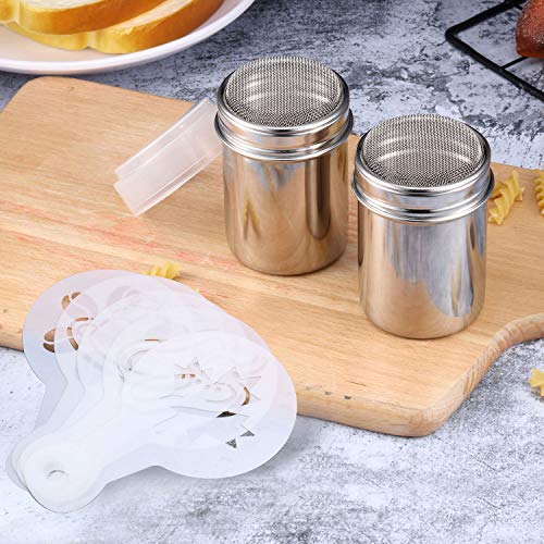 Boao 72 Pcs Coffee Stencils, Latte Art Template Coffee Mold Tool Set