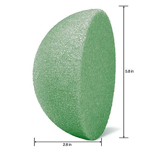 FloraCraft FloraFōM Half Ball 2.8 x 5.8 Inch Green - size: 2.8" x 5.8"