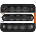 CHEFMADE Perforated Baguette Pan, Non-stick 3-slot French Bread Baking Loaf Bakeware for oven (Black)