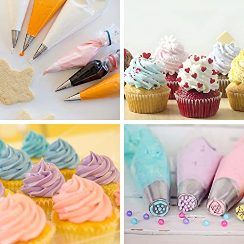 Piping Bags, Pastry Bags 100PCS 12 Inch, Disposable Icing Piping Bags - size: 12 INCH