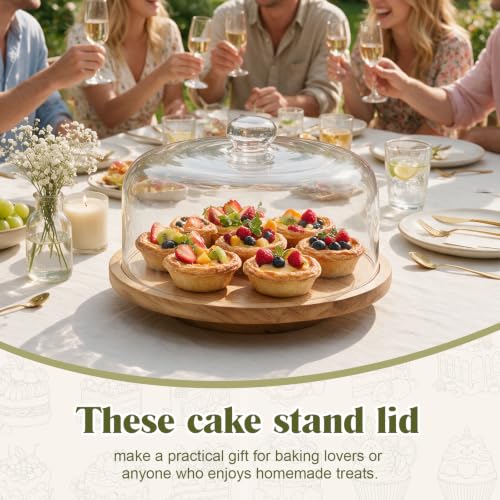 10 Inch Glass Cake Dome Cover - size: 10 Inch