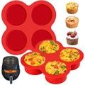 JOERSH Air Fryer Egg Mold, 2 Pack, 4 Cups - color: Mini, 4 Cups