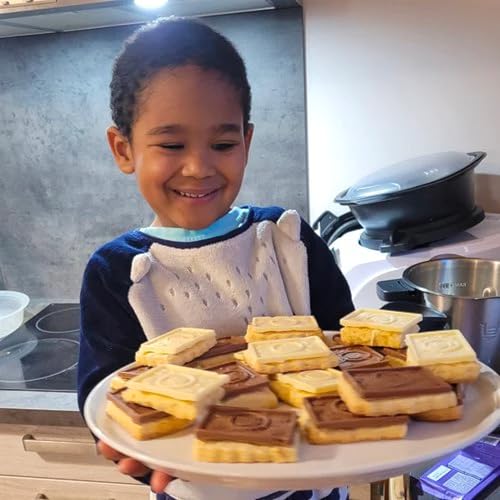 Chefclub kids - Chocolate Biscuits Kit - chocolate silicone mould - rectangular cookie cutter
