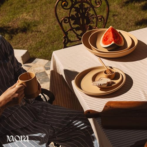Mora Nano Ramekins Set of 4, 2oz Ceramic Pottery Sauce Cups - Microwave, Oven and Dishwasher Safe - Merrigold - color: Merrigold, size: Nano