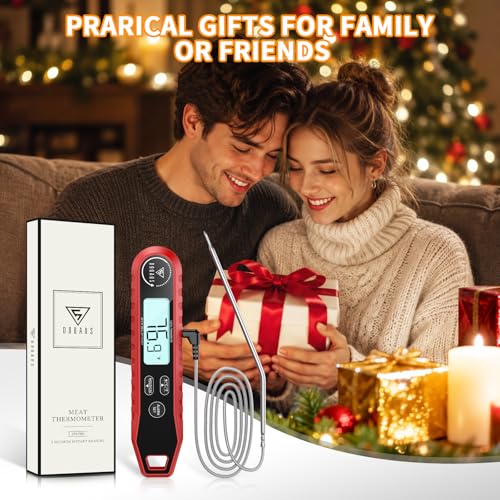 DOQAUS Meat Thermometer Digital with Dual Probe, Instant Read Thermometer