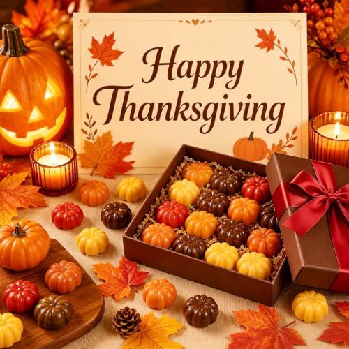 Pumpkin Silicone Mold for Baking, Fall Small Pumpkin Mold 12-Cavity - color: Pumpkin Orange