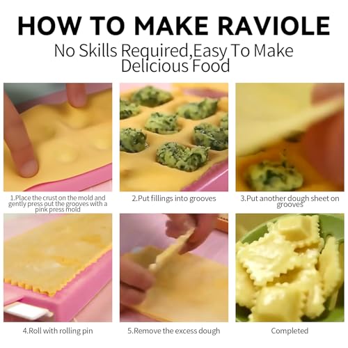 8Pcs Pasta Making Tools for Ravioli Empanada - color: 8 PCS