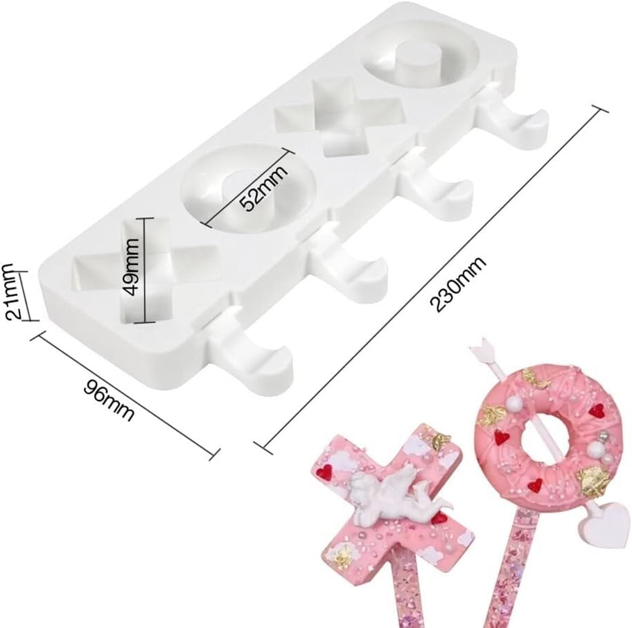 1 Pack Cute Letter Shape Popsicle Molds Silicone Ice Pop Molds 4 Cavities Popsicle Molds for Kids Adults Ice Cream Mold Cakesicles Mould DIY Popsicle Maker Homemade Popsicle Silicone Molds X - color: Cute Letter Popsicle Molds X