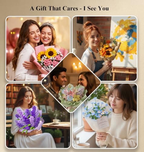 1300Pcs Pipe Cleaner Flowers Kit with Glue Gun, DIY Crafts Bouquet ASMR - color: Colorful