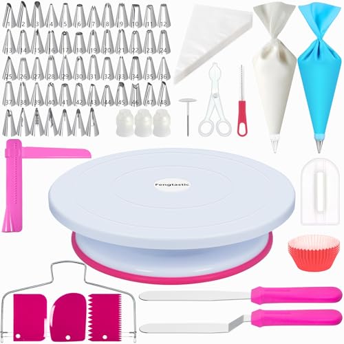 200PCs Cake Decorating Supplies Kit for Beginners, Cake Icing Tools Set