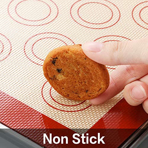 M MCIRCO Baking Sheet with Cooling Rack, Baking Mat Set, Set of 9 - size: 9pcs