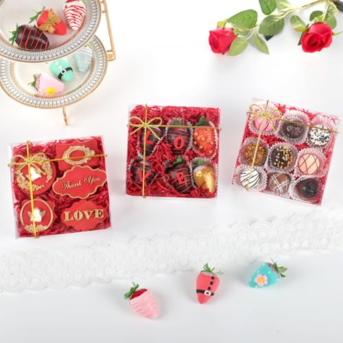 50 Pack 6x6x2 Inches Bakery Boxes Cookies Boxes with Clear Window - size: 6"X6X2"