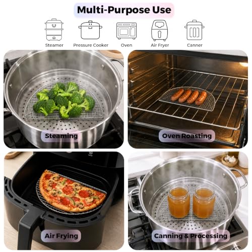 2pcs Half Round Cooling Rack, 7.9" X 3.94" Small Mini Cooking Racks