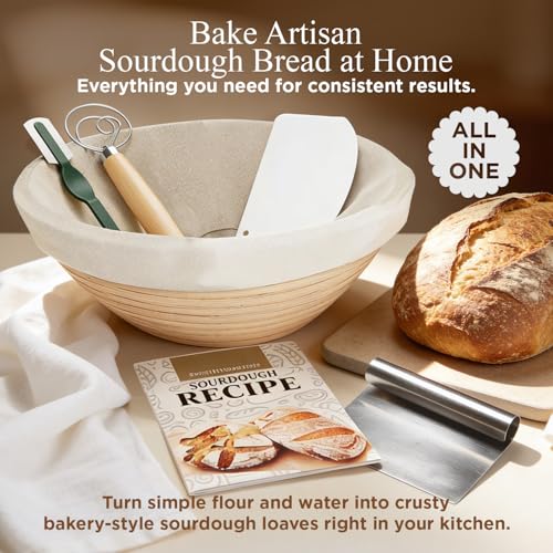 Sourdough Bread Kit, Complete Bread Making Supplies and Sourdough Tools