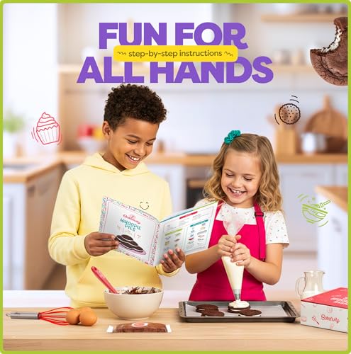 Baketivity Whoopie Pie Kids Baking Kit with Pre-Measured Ingredients - color: Delicious Whoopiepie