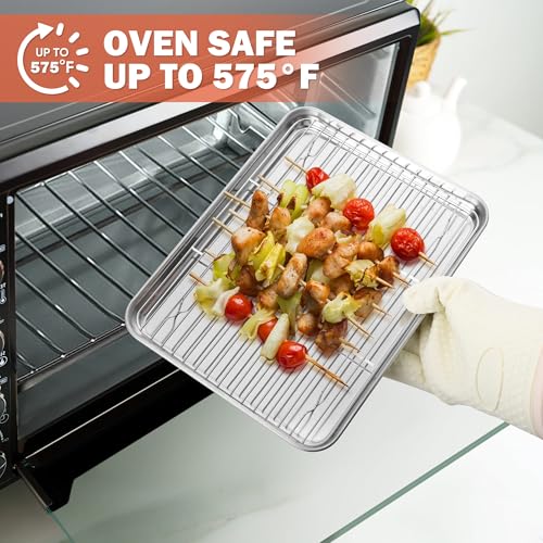 Homikit 2 Pack Cooling Racks, 12’’ x 9’’ Stainless Steel Baking Rack - size: 11.6*9.1 Inch