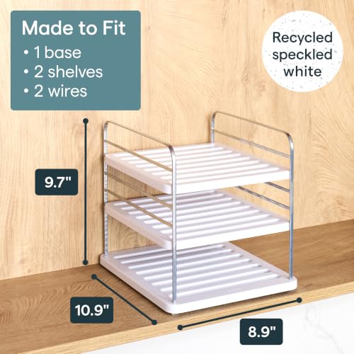 YouCopia UpSpace Cabinet Box Organizer Small, Adjustable Foil Wrap Shelf - size: Small Premium