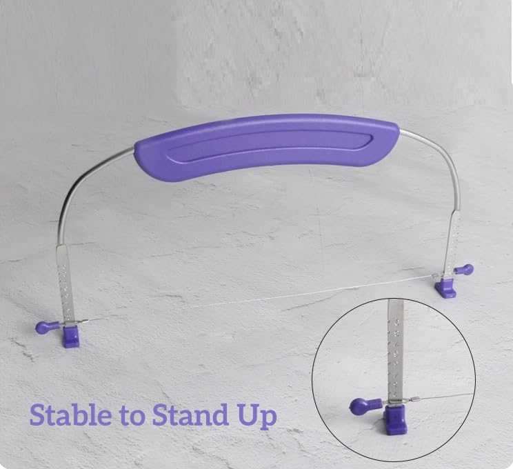 Adjustable Cake Leveler Cutter for Leveling Tops, Suitable for 10 Inch Cake, (purple Cake Leveler) - color: purple Cake Leveler