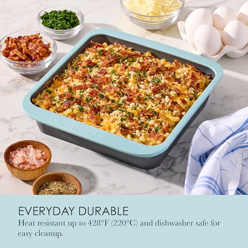 Chicago Metallic 8x8 Square Silicone Cake Pan - style: Square Cake Pan