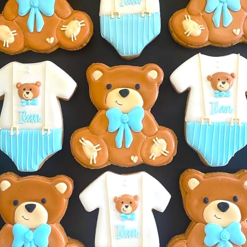 Baby Shower Cookie Cutters 8Pcs, Metal Biscuit Cutter Cookie Mold - style: Baby Shower 8Pcs