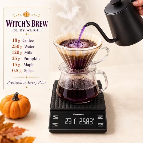 KitchenTour Coffee Scale with Timer - size: EK6002