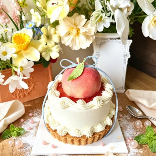 Peach Silicone Mold for Fruit-Shaped Desserts, 4.53 x 3.58 in - color: White(large peach)