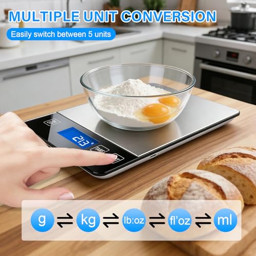 33lb Digital Kitchen Food Scale - size: Digital Scale 15kg silver