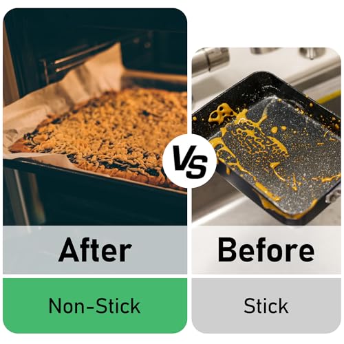 EcoDispose 200 Pcs Non-Stick Parchment Paper Baking Sheets 16-3/8"x24-3/8" - color: Unbleached, size: Full pan -200PCS