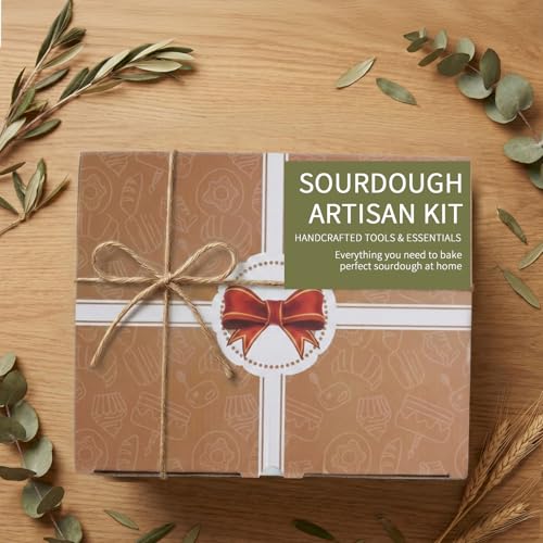 Sourdough Starter Kit, Breathable Cotton Basket, Machine Washable