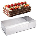Rectangular Mousse Cake Mold, Stainless Steel Heavy Duty