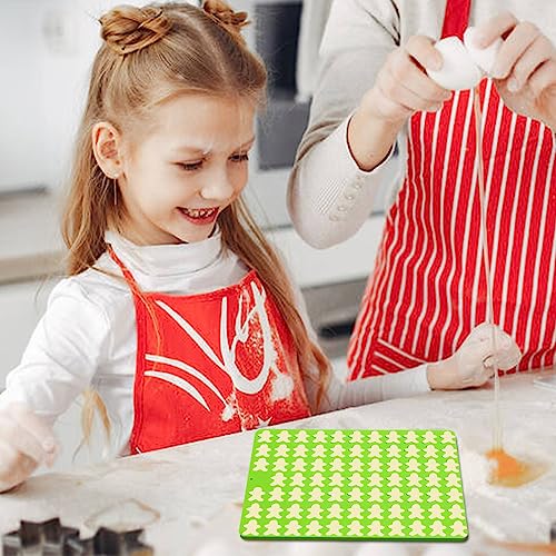 2 PCS Christmas Silicone Molds, 70 Cavity Xmas Tree & 76 Cavity Gingerbread Man Mini Silicone Molds for Baking Biscuits, Gummy,Candy,Chocolate,Jelly,Pet Dog Treats Mold - style: Mini Christmas Tree+Gingerbread Man